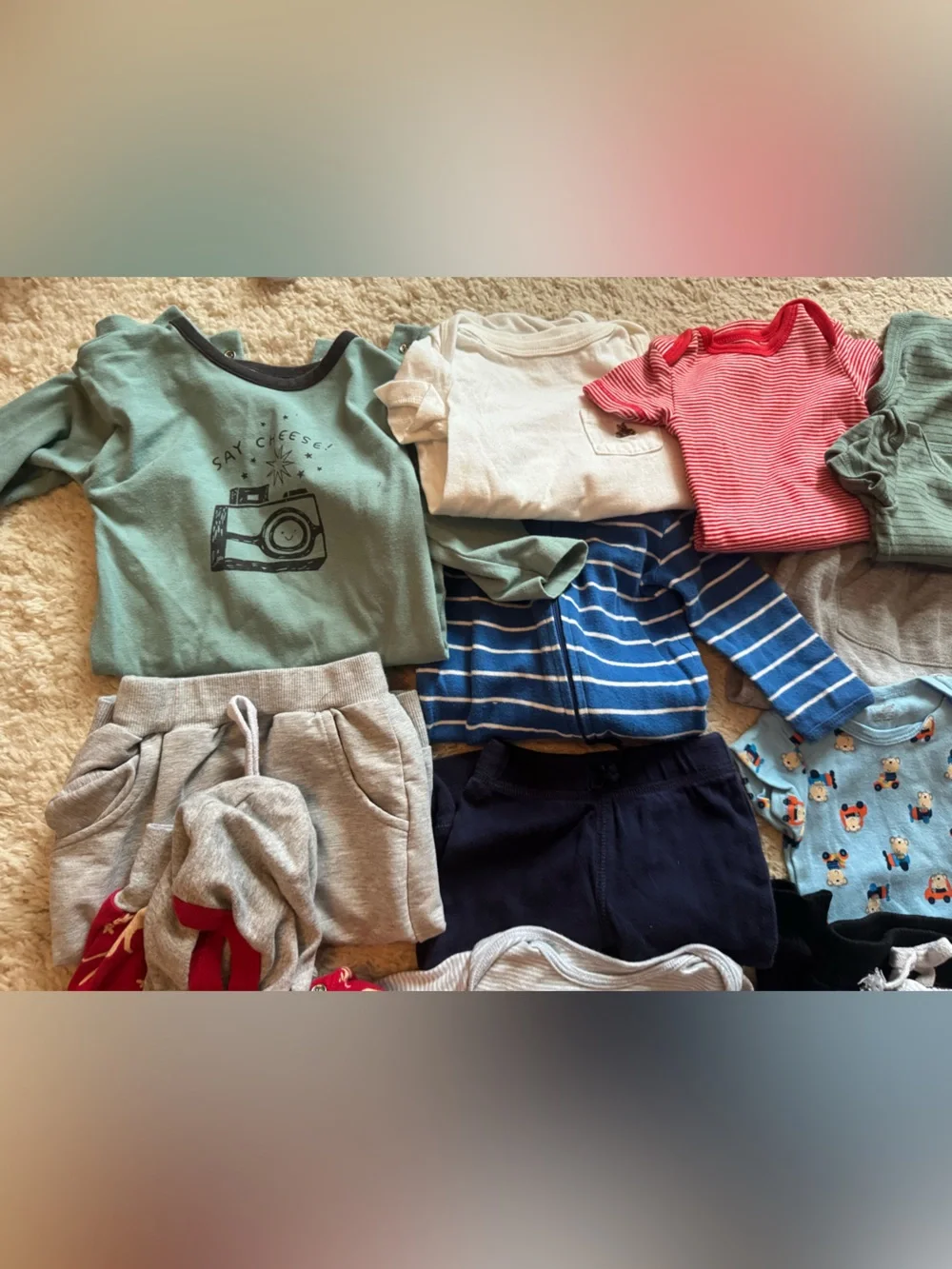 14 piece baby boy clothes lot 3-6 m